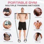 Versatile Pilates Bar Kit with Resistance Bands