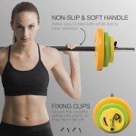 Adjustable 20kg Barbell Weights Set for Home Fitness
