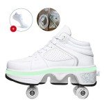 LED Roller Skating Shoes with Pop-Out Wheels