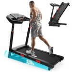 REDLIRO Foldable Treadmill with Auto Incline