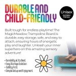 MagicMeadow Indoor/Outdoor Trampoline Board for Kids