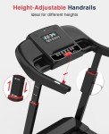 REDLIRO Foldable Treadmill with Auto Incline