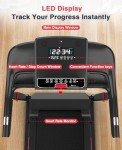 REDLIRO Foldable Treadmill with Auto Incline