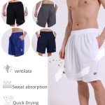 Men's Athletic Shorts with Pockets - 5 Pack