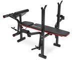 Adjustable Folding Weight Bench with Barbell Rack