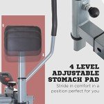 Homcom Air Walker Elliptical Trainer with Monitor