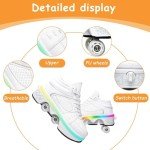 Retractable Wheel Skate Sneakers for Kids