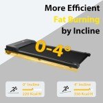 4-in-1 Under Desk Treadmill with Remote Control