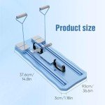 Foldable Pilates Reformer and Ab Roller Board