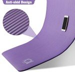 15mm Thick Non-Slip Yoga Mat with Strap – 3 Colors