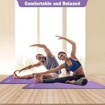 15mm Thick Non-Slip Yoga Mat with Strap – 3 Colors