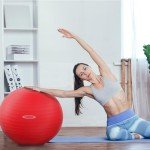 Exercise Ball with Quick Pump - Anti-Burst, Slip Resistant