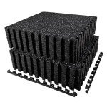 Interlocking Rubber Exercise Mats for Home Gym