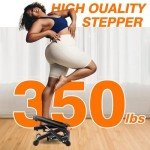 Mini Stepper with Resistance Bands and LCD Monitor