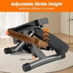 Mini Stepper with Resistance Bands and LCD Monitor