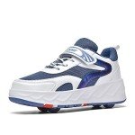 Kids' Roller Skate Sneakers with Double Row Wheels