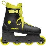 Impala Lightspeed Inline Skates - Black/Fluro, Size 9