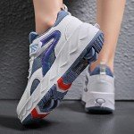 Kids' Roller Skate Sneakers with Double Row Wheels