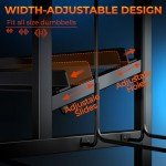 Adjustable Heavy Duty Dumbbell Storage Rack