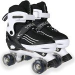 Adjustable Kids Roller Skates with Light-Up Wheels