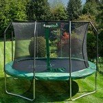10ft x 7ft Oval Trampoline with Safety Net