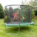 10ft x 7ft Oval Trampoline with Safety Net
