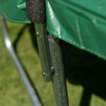 10ft x 7ft Oval Trampoline with Safety Net