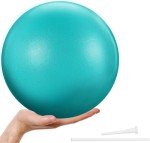 Soft Pilates Exercise Ball - 9 Inch (Purple)