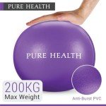 Soft Pilates Exercise Ball - 9 Inch (Purple)