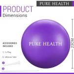 Soft Pilates Exercise Ball - 9 Inch (Purple)