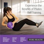 Soft Pilates Exercise Ball - 9 Inch (Purple)