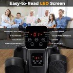 COSTWAY Electric Under Desk Mini Elliptical Trainer