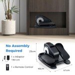 COSTWAY Electric Under Desk Mini Elliptical Trainer