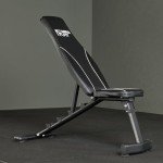 Mirafit Adjustable Folding Weight Bench - Black