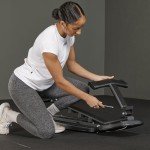 Mirafit Adjustable Folding Weight Bench - Black