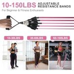Adjustable Resistance Bands Set for Home Workouts