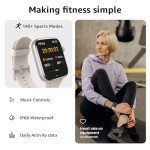 Fitness Smartwatch with Heart Rate & Sports Tracking