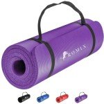 Thick Non-Slip Yoga Mat with Carry Bag