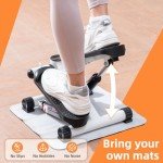 CITYSPORTS Mini Stepper with Resistance Bands & LCD