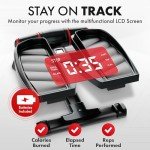 Athletizon Twist Stepper with Resistance Bands & LCD