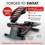 Athletizon Twist Stepper with Resistance Bands & LCD