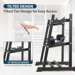 Bongkim 3-Tier Dumbbell and Kettlebell Rack
