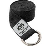 Durable 6ft Yoga Strap with Metal D-Ring