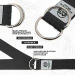 Durable 6ft Yoga Strap with Metal D-Ring