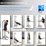 Adjustable Pull Up & Dip Station for Home Gym