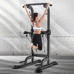 Adjustable Pull Up & Dip Station for Home Gym