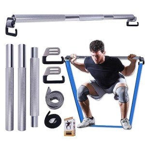 J Bryant Fitness Resistance Band Workout Bar - 37.8in