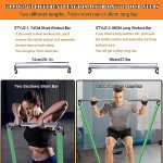J Bryant Fitness Resistance Band Workout Bar - 37.8in