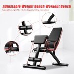 Adjustable Foldable Weight Bench for Home Gym