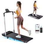 Folding Treadmill with Incline and LED Display